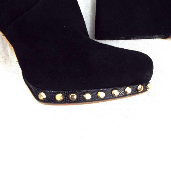 MICHAEL Michael Kors Black Heeled Boots - Picture 3 of 8